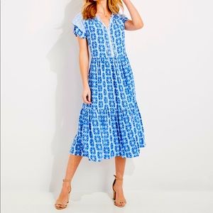 NEW with tags Vineyard Vines Watercolor-geo mixed media dress